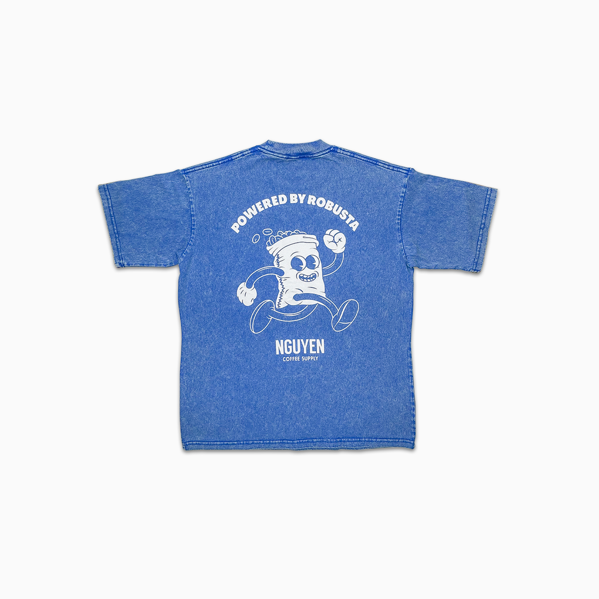 Powered By Robusta Shirt - Blue Powered By Robusta Shirt - Blue