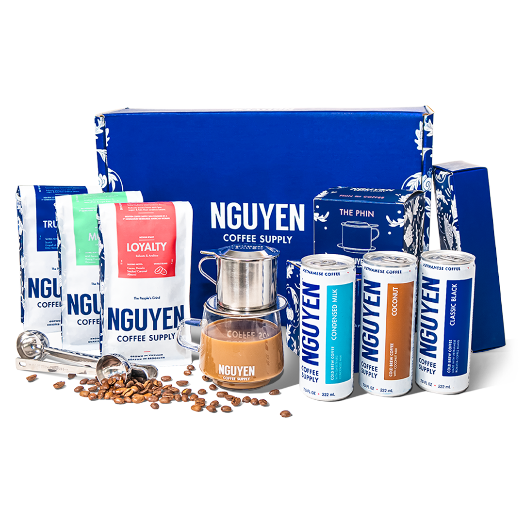 vietnamese coffee essentials sampler best gift box robusta arabica phin dripper maker ready to drink cold brew vietnamese coffee essentials sampler best gift box robusta arabica phin dripper maker ready to drink cold brew