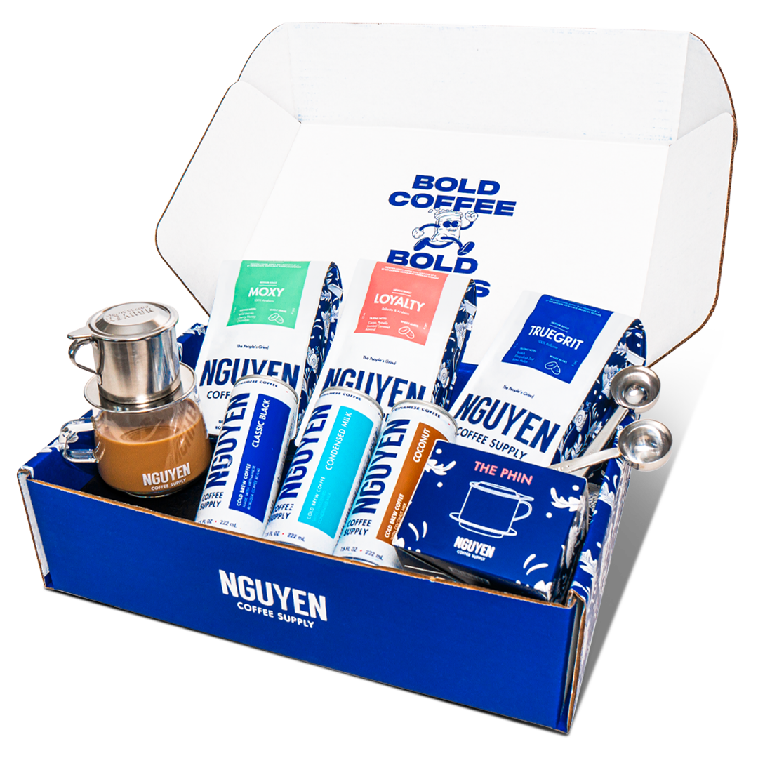 vietnamese coffee essentials sampler best gift box robusta arabica phin dripper maker ready to drink cold brew vietnamese coffee essentials sampler best gift box robusta arabica phin dripper maker ready to drink cold brew