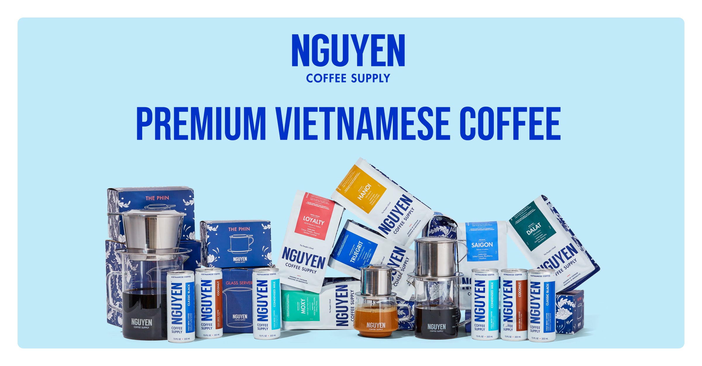 Vietnamese Coffee Phin Filter Kit - Drip Coffee Maker – Nguyen Coffee Supply