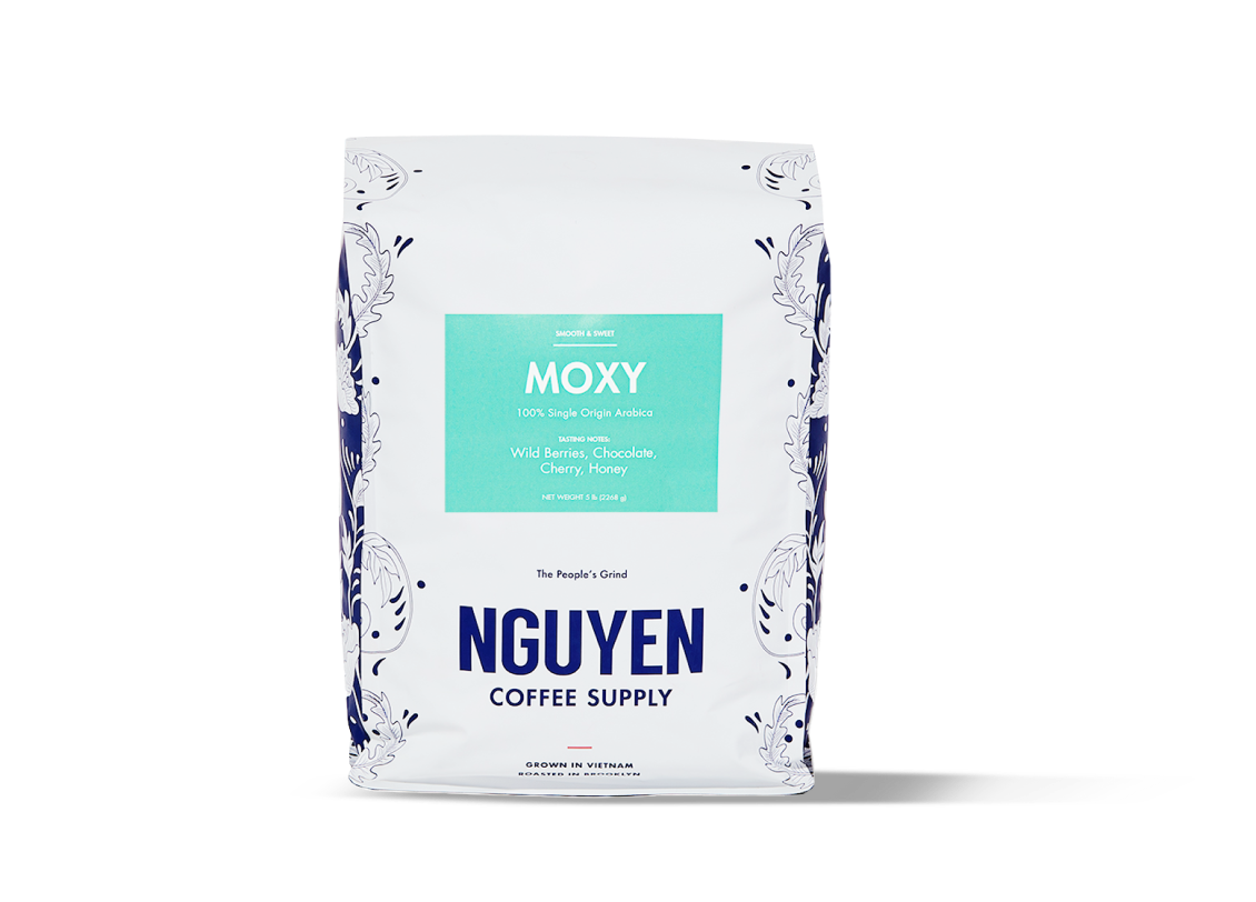 moxy arabica 5lb pack front moxy arabica 5lb pack front