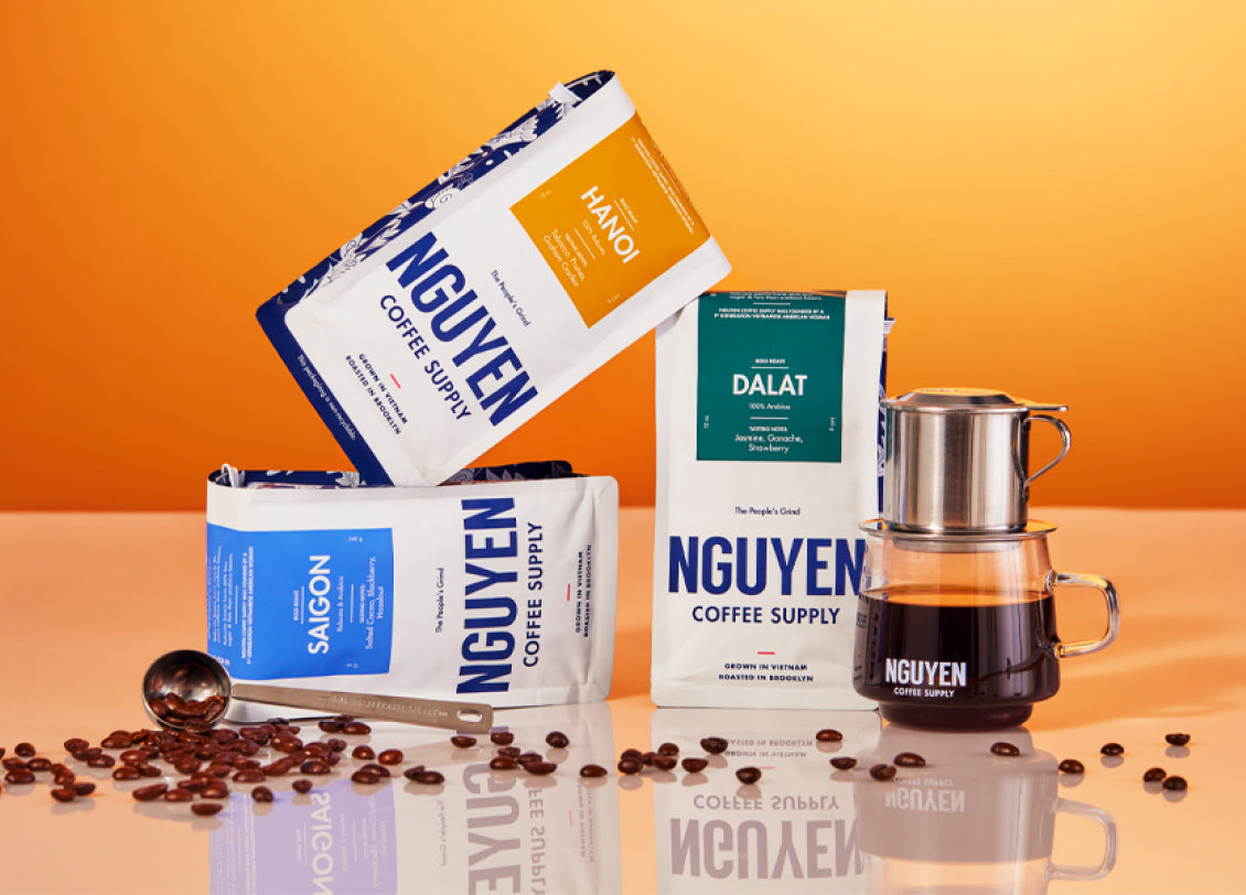 Dark Roast coffee trio, best Vietnamese coffee supply,  hanoi (100% robusta), saigon (robusta and arabica), dalat (100% arabica), phin filter Dark Roast coffee trio, best Vietnamese coffee supply,  hanoi (100% robusta), saigon (robusta and arabica), dalat (100% arabica), phin filter