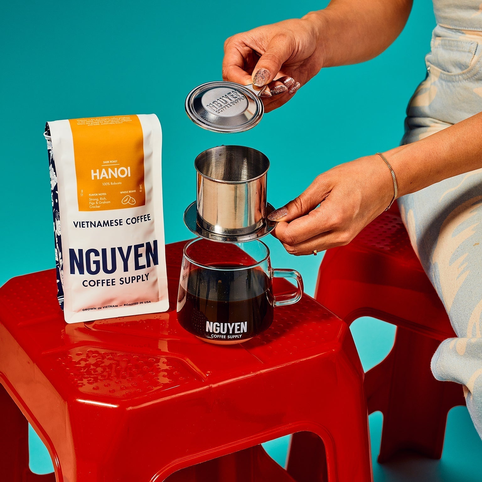 Vietnamese Coffee Latte: Phin and Espresso Methods