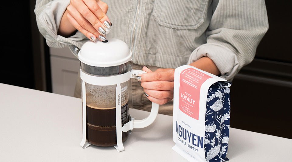 French Pressing with Vietnamese Coffee