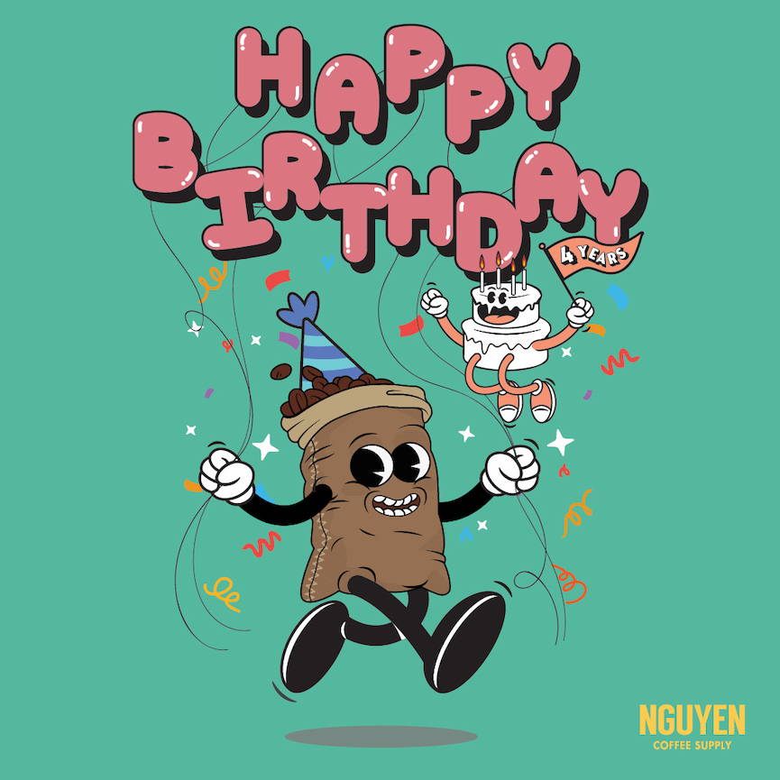 Nguyen Coffee Supply Celebrates 4 Year Anniversary