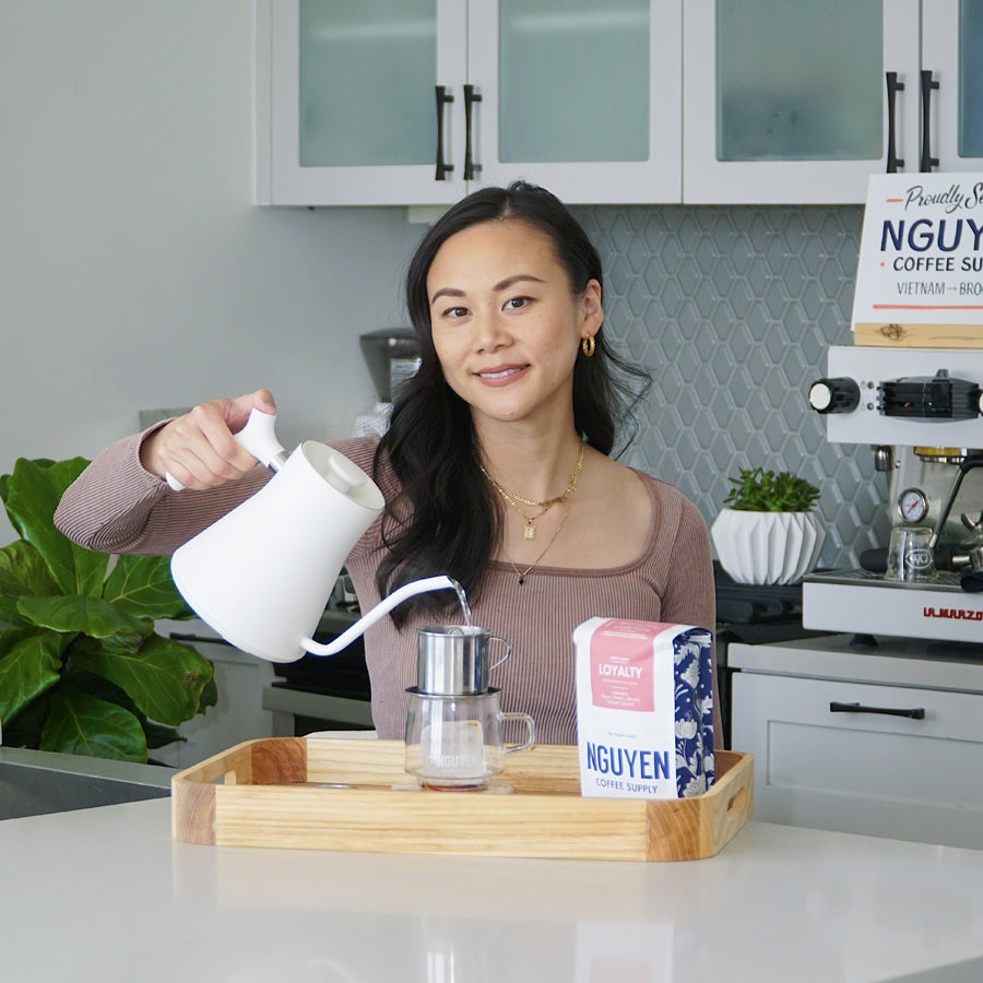 best vietnamese coffee strong iced coffee single origin brooklyn roasted woman owned low acidic strong food & wine vietnamese american phin drip filter coffee maker vietnamese drip coffee ca phe sua da specialty direct trade sustainable ethically sourced