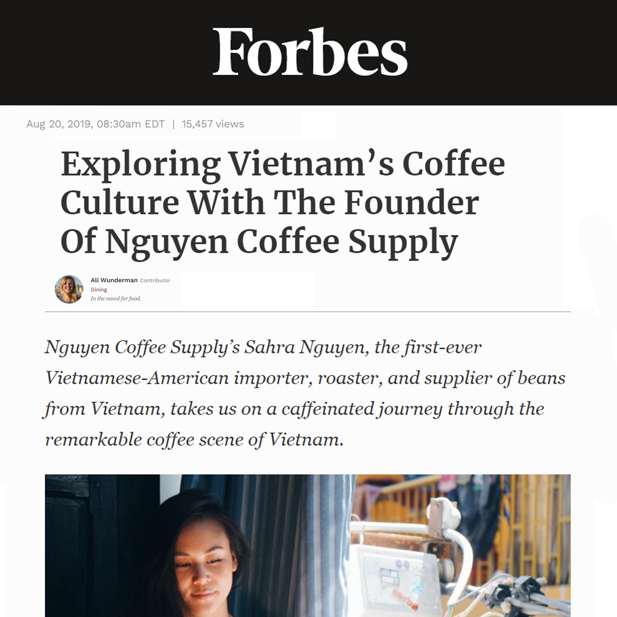 best vietnamese coffee phin drip maker brooklyn sustainable ethical direct trade coffee woman owned roaster specialty arabica robusta how to make vietnamese coffee southeast asian coffee single origin vietnam vietnamese asian american entrepreneur forbes