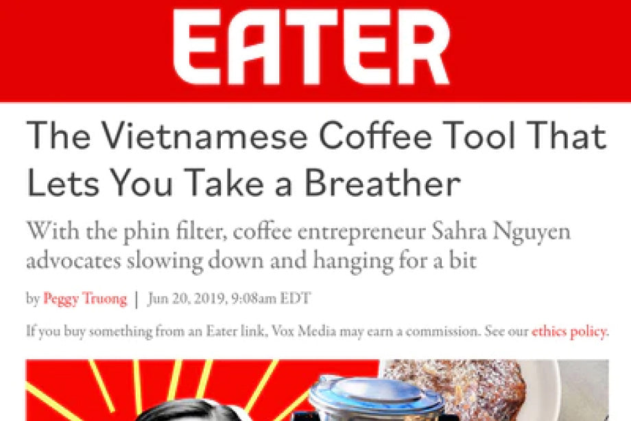best vietnamese coffee phin drip maker brooklyn sustainable ethical direct trade coffee woman owned roaster specialty arabica robusta how to make vietnames. coffee southeast asian coffee single origin vietnam vietnamese asian american entrepreneur eater