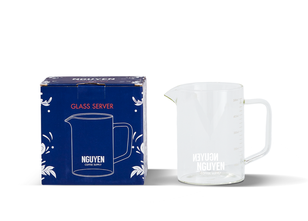 Glass Coffee Server, 500ml Nguyen Coffee Supply