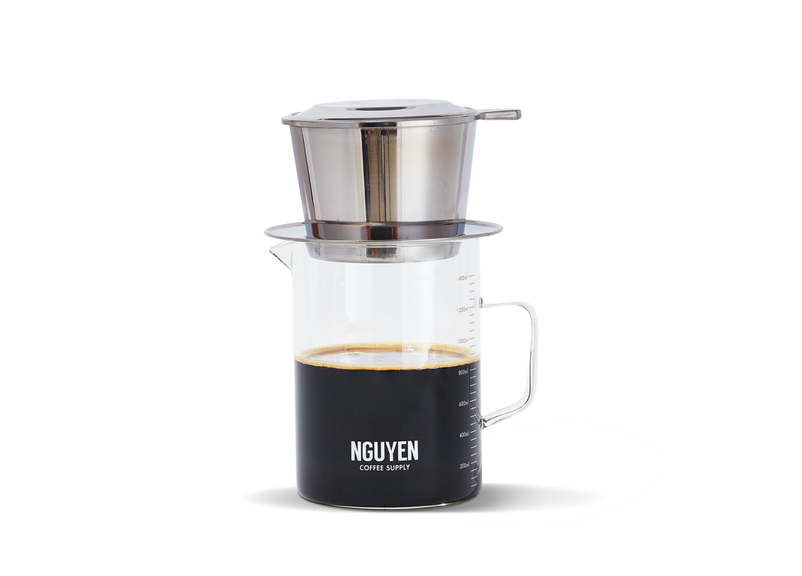 Vietnamese Coffee Maker Filter Set | French Press Style Coffee Filters |  Pour Over Coffee Dripper | Portable Coffee Makers 1 Cup | Single Serve  Coffee