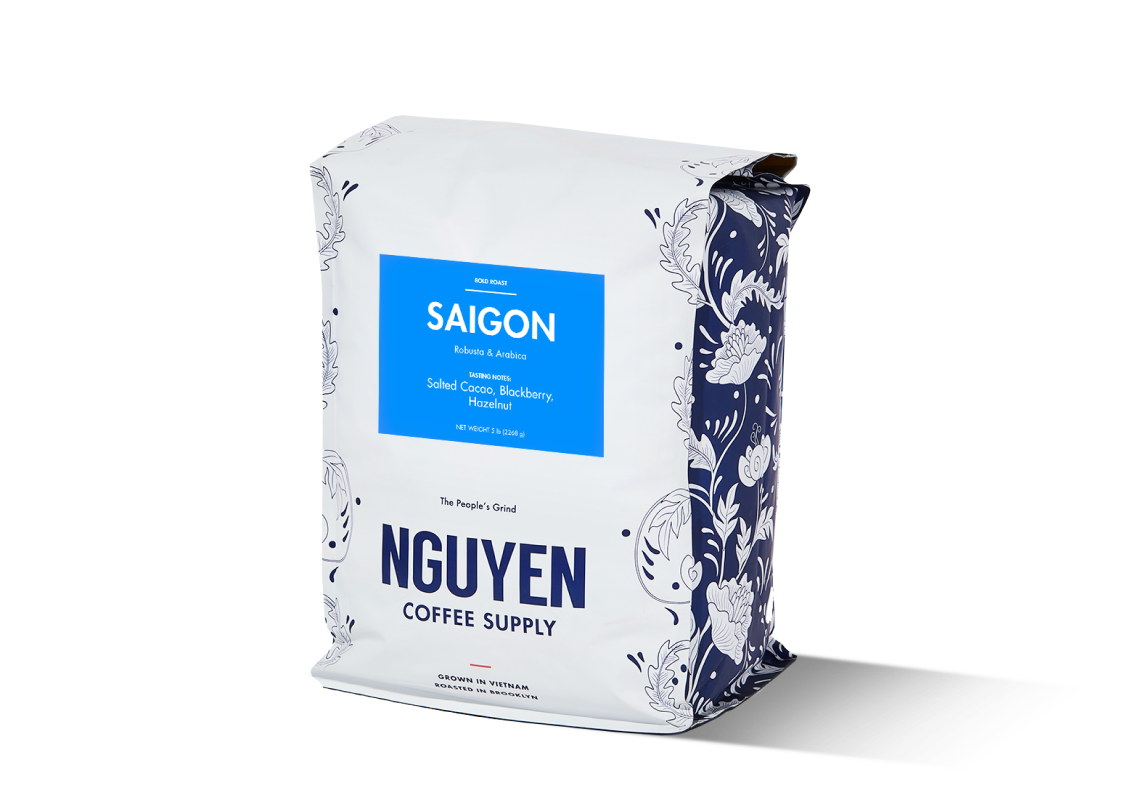 saigon arabica robusta 5lb pack side