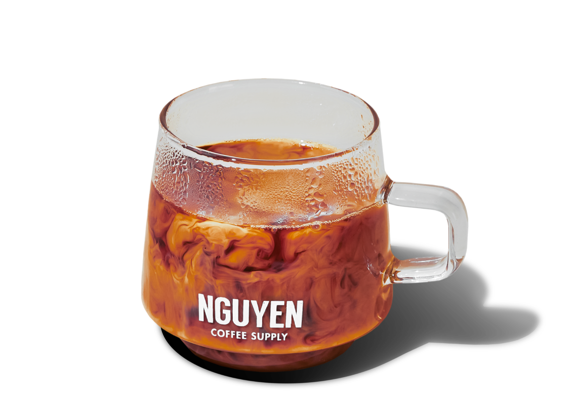 Stackable Glass Coffee Mugs - Clear See Through Cup – Nguyen