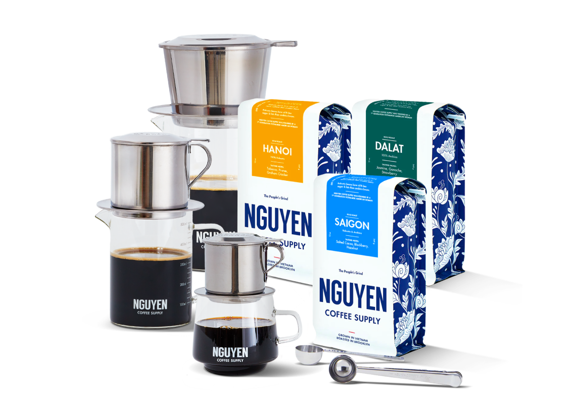 Vietnamese Coffee Maker Filter Phin, Small French Press Portable Cup,  Single Serve Coffee Makers, Gift for coffee lovers